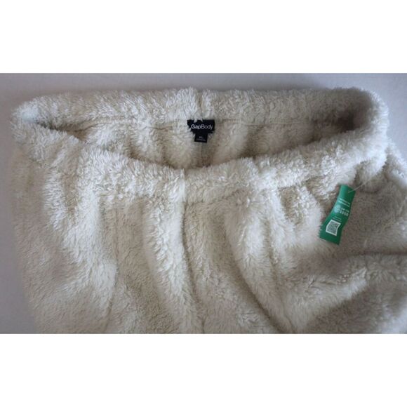 GAPBody 810227-00 Women's Sz XL Ivory Cozy Sherpa Chino Pants - Picture 4 of 13
